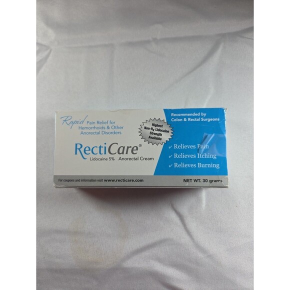 Recticare Pain Relief for Hemorrhoids & Other Anorectal Disorder 30gm EXP 04/27 - Picture 2 of 2